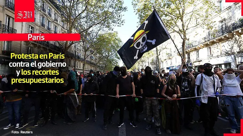 Protesta Francia One Piece